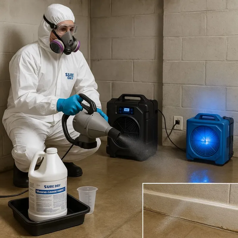 Sanitization and Odor Removal process in Amityville, NY