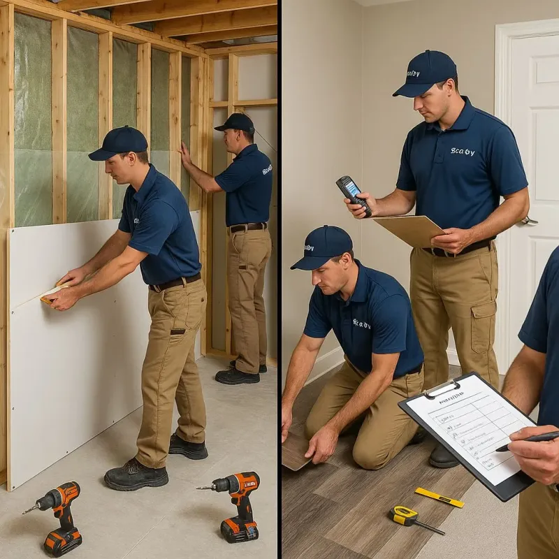 Repairs and Reconstruction process in Amityville, NY